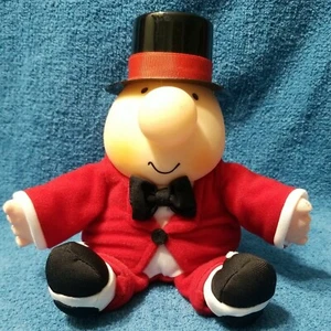 Vintage Ziggy Red Suit Top Hat Bow Tie Tom Wilson Plush 1995 Stuffed Toy Doll - Picture 1 of 9
