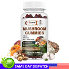 Mushroom Extract Complex Gummies Lions Mane Chaga Reishi Focus Memory Immunity