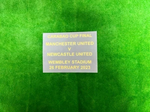 Official CARABAO CUP FINAL 2023 Heatpress Match Details (Manchester United FC) - Picture 1 of 6