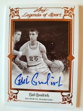 2012 Leaf Legends Of Sport #BA-GG2 Gail Goodrich Auto +