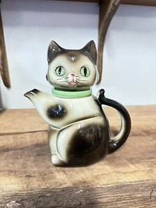 Tea Pot Vintage KITTY CAT Ceramic 1972 CMI  Made in Japan - Picture 1 of 6