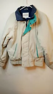 Field & Stream Vintage Jacket Outdoors Mens Size medium Full Zip Cream READ - Picture 1 of 6