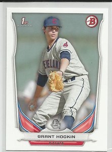 Grant Hockin Cleveland Indians 2014 Bowman Draft Card