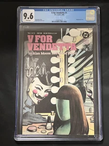 V For Vendetta #1 DC Comics 1988 CGC 9.6 White Pages - Picture 1 of 3