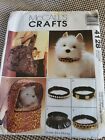 Sewing Pattern Mccall's 4128 Designer Pet Dog Cat Collars & Carriers