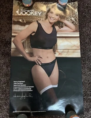 Póster Nancy Hogshead-Makar 1984 medallista de oro olímpico ropa interior de jockey DS🦄 Foto 1 de 3