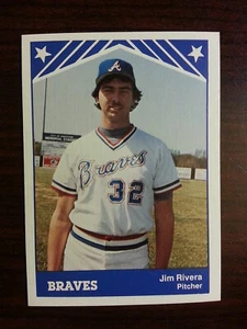 1983 TCMA Anderson BRAVES #14 JIM RIVERA Trenton NEW JERSEY NC State WOLFPACK - Picture 1 of 2