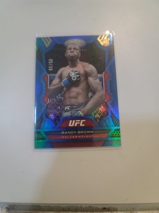 2023 UFC Chromicles Randy Brown Blue Certified Rookie /99 ROOKIE RC
