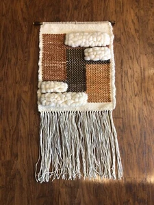 Vintage MCM Friedman Wandbehang geflochten - Bild 1 von 7