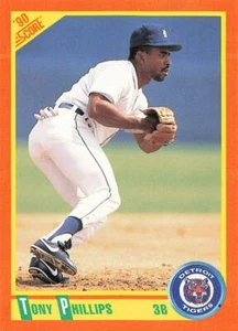 1990 Score Rookie & Traded Tony Phillips #14T - Picture 1 of 2
