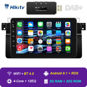 Für BMW E46 3er M3 8" Android 1DIN Autoradio DAB+ GPS Navi WiFi Bluetooth 2+32GB