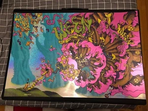 Ween Silkscreen Sparkle Foil Print 2016 Triptych James Flames Signed #’d xx/20 - Picture 1 of 1