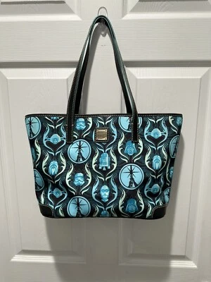 Dooney & Bourke Disney 2015 Star Wars Disney Cruise Line Blue Nylon Shopper Tote - Image 1 of 4