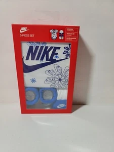 NIKE HIGH QUALITY POPULAR DESIGN SUIT/BIB/BOOTIES 0 TO 6 MONTHS - Picture 1 of 4
