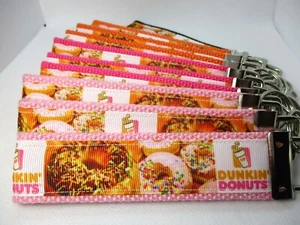 Dunkin Donuts Ribbon on Strong Webbing Key Fob, Keychain, Wristlet (Coffee Shop) - Bild 1 von 13