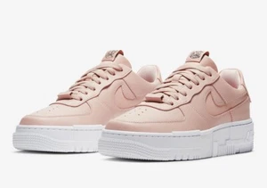 Nike Air Force 1 AF1 Pixel Beige Pink White CK6649-200 Women’s 6W NEW - Picture 1 of 8