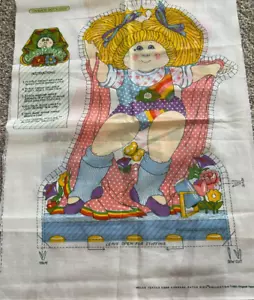 Cabbage Patch Kids 1983 Original Appalachian Artworks Fabric Panel Cut & Sew New - Picture 1 of 2