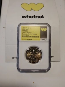 Ngc X Whatnot Sample Slab #57 Out Of #150. 2019-p new jersey innovation 1$  - Picture 1 of 5