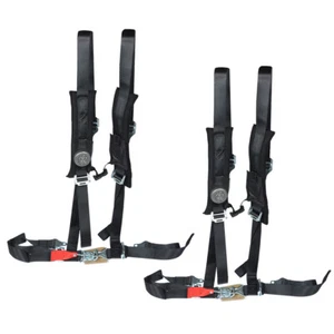 2 Pack 4 Point Harness 2" Polaris RZR Can-Am Maverick 900 1000 Turbo S XP 4 - Bild 1 von 9