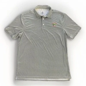 U.S. Open Torrey Pines Tree All Over Short Sleeve Polo Shirt Men's Large Green - Picture 1 of 10
