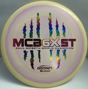 NEW Discraft McBeth 6X Claw McBeast ESP Buzzz 175-6g Halo Rainbow Star Claws - Picture 1 of 5
