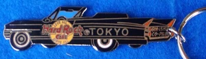LLAVERO COCHE ELDORADO CONVERTIBLE CADILLAC NEGRO TOKIO Hard Rock Café no pin - Imagen 1 de 1