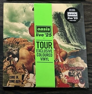 OASIS Dig Out Your Soul Tour Edition SEALED Exclusive 2LP Bright Lime Green - Picture 1 of 2