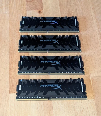 HyperX Predator RGB HX432C16PB3AK4/64 Memory 3200 MHz DDR4 CL16 XMP 64 GB Kit - Image 1 of 2