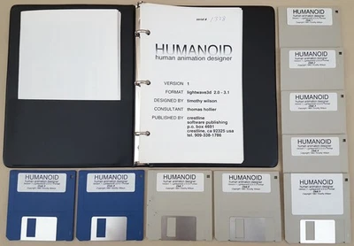 Humanoid © 1993 Timothy Wilson para LightWave 3D v2.0-3.0/3.1 Amiga Video Tostadora Foto 1 de 4