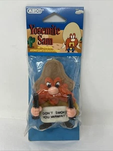 Vintage 1995 Yosemite Sam Figure Car Air Freshener Don’t Smoke NEW IN PACKAGE - Picture 1 of 14