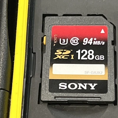 Sony 128GB Class 10 UHS-1U3 SDXC up to 94MBs Memory Card - Image 1 of 2