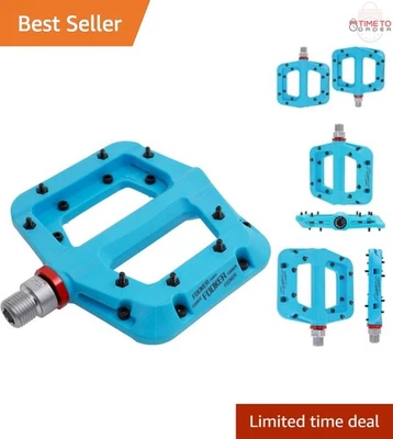 Mountain Bike Pedals Nylon 9/16 Non-Slip Lightweight BMX MTB Platform - Image 1 of 4