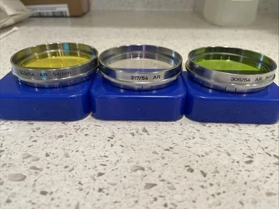Voigtlander 54mm Filters - UV, Yellow, Green - Image 1 of 2