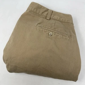 Polo Ralph Lauren Tyler Herren 38 Baumwolle hellbraun beige plissiert vorne Chino Shorts - Bild 1 von 5