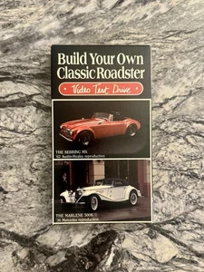 BUILD YOUR OWN CLASSIC ROADSTER VIDEO TEST DRIVE VHS - Picture 1 of 4