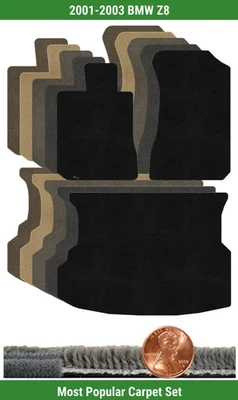 Juego de alfombrillas Lloyd Custom Ultimat para BMW Z8 2001-2003 (3 piezas) #1GO Foto 1 de 4