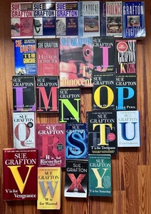 Complete Set KINSEY MILLHONE ALPHABET Series 1-25 Sue Grafton books Lot mystery - Picture 1 of 1