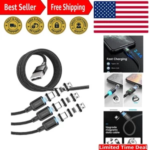 Vielseitiges 3-in-1 Magnet Ladekabel Trio: Schnell & kompatibel mit jedem Gerät - Bild 1 von 9