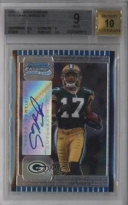 2005 Bowman Chrome Craig Bragg #256 BGS 9 MINT Rookie Auto RC - Image 1 of 2