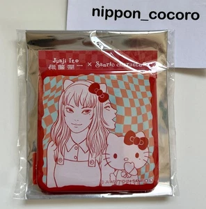 Junji Ito Sanrio Tomie Hello Kitty Square Tin Badge Pop up Store Limited Japan - Picture 1 of 4