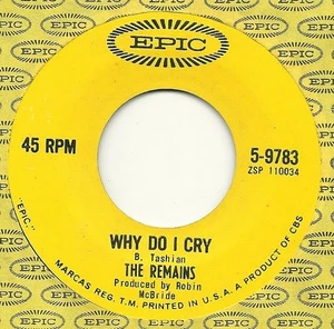The Remains - Why Do I Cry (7") (Very Good (VG)) - 3189485575 - Picture 1 of 1