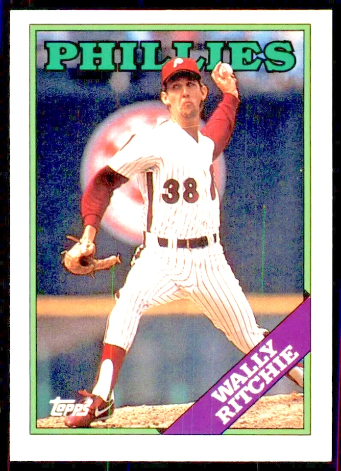 1988 Topps  #494  Wally Ritchie   Pitcher   Philadelphia Phillies  FREE shipping - Image 1 of 1