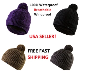 SealSkinz Beanie 100% WASSERDICHT winddicht schwarz - grau - grün - lila Bommel - Bild 1 von 5