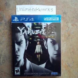 Yakuza Kiwami Steelbook Edition Brand New. Sealed. for PS4 PlayStation 4 - Picture 1 of 2