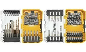 Juego de taladros de vástago y brocas de controlador DeWALT ToughGrip 100 piezas con 2 estuches resistentes-JUEGO DWAF100 - Imagen 1 de 5