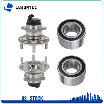 Buje y cojinete de cojinete de rueda para Kia Soul 2010-2012 2013 2 piezas delanteras + 2 piezas traseras Foto 1 de 4