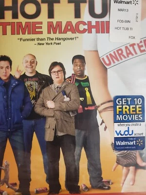 Hot Tub Time Machine (2010) DVD Unrated version J Cusack / R. Corddry NEW SEALED - Image 1 of 2
