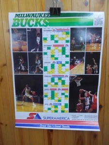 1968~1988 N.O.S. S A /MILWAUKEE BUCKS 20TH EDITION 18" X 24" POSTER~#68 - Picture 1 of 2