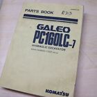 KOMATSU PC160LC-7 Crawler Excavator Parts Manual spare catalog book list galeo