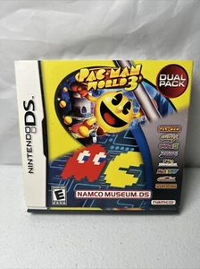 Pac-Man World 3 Namco Museum Dual Pack Nintendo DS CIB Authentic Rare Pacman - Picture 1 of 9